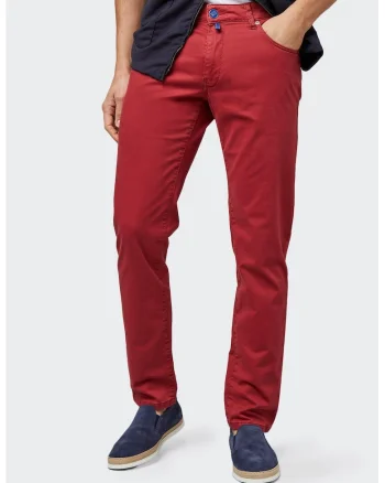 Pantaloni barbati Meyer Slim 6172/55 rosu