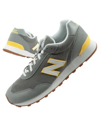 Pantofi sport  515 pentru barbati, la moda, confortabili, gri, galbeni, Gri