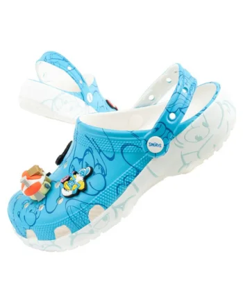 Saboti  Classic Smurfs Classic Clog 37-38 EU - M5/W7 US Multicolor, Albastru deschis