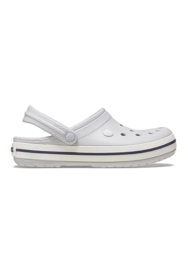 Saboti slingback unisex relaxed fit Crocband234, Alb murdar