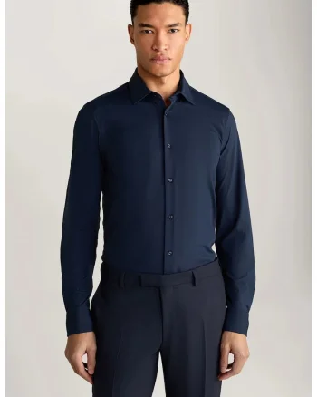Cămașă slim fit JP7, Bleumarin