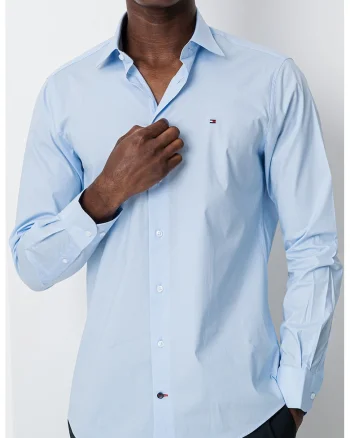 Camasa regular-fit cu logo, Albastru pastel