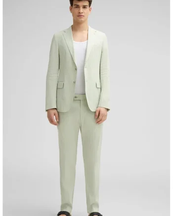 ,Pantaloni regular-fit cu buzunare laterale, Verde