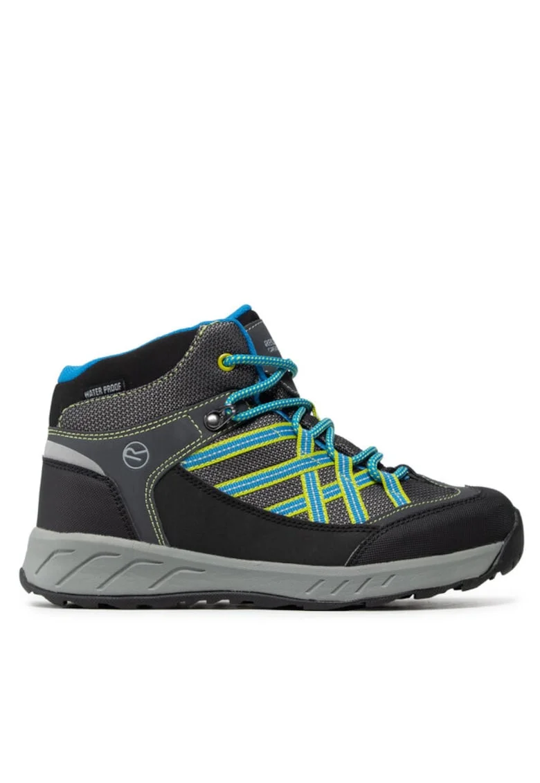 Ghete si cizme copii  209511420, Piele ecologica/Textil, Negru