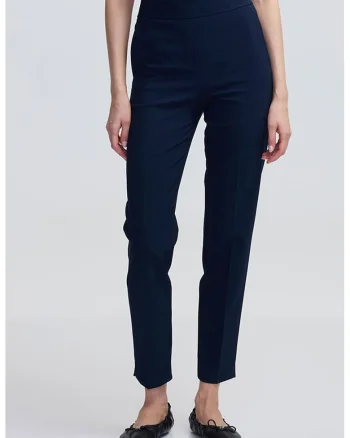 Pantaloni capri regular-fit, Bleumarin