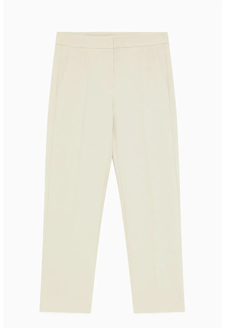 Pantaloni drepti cu drapaje