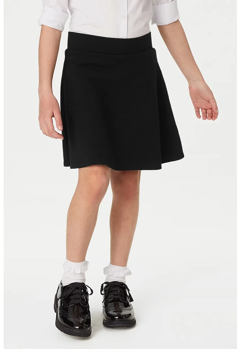 Fusta cu model 2 in 1, Negru