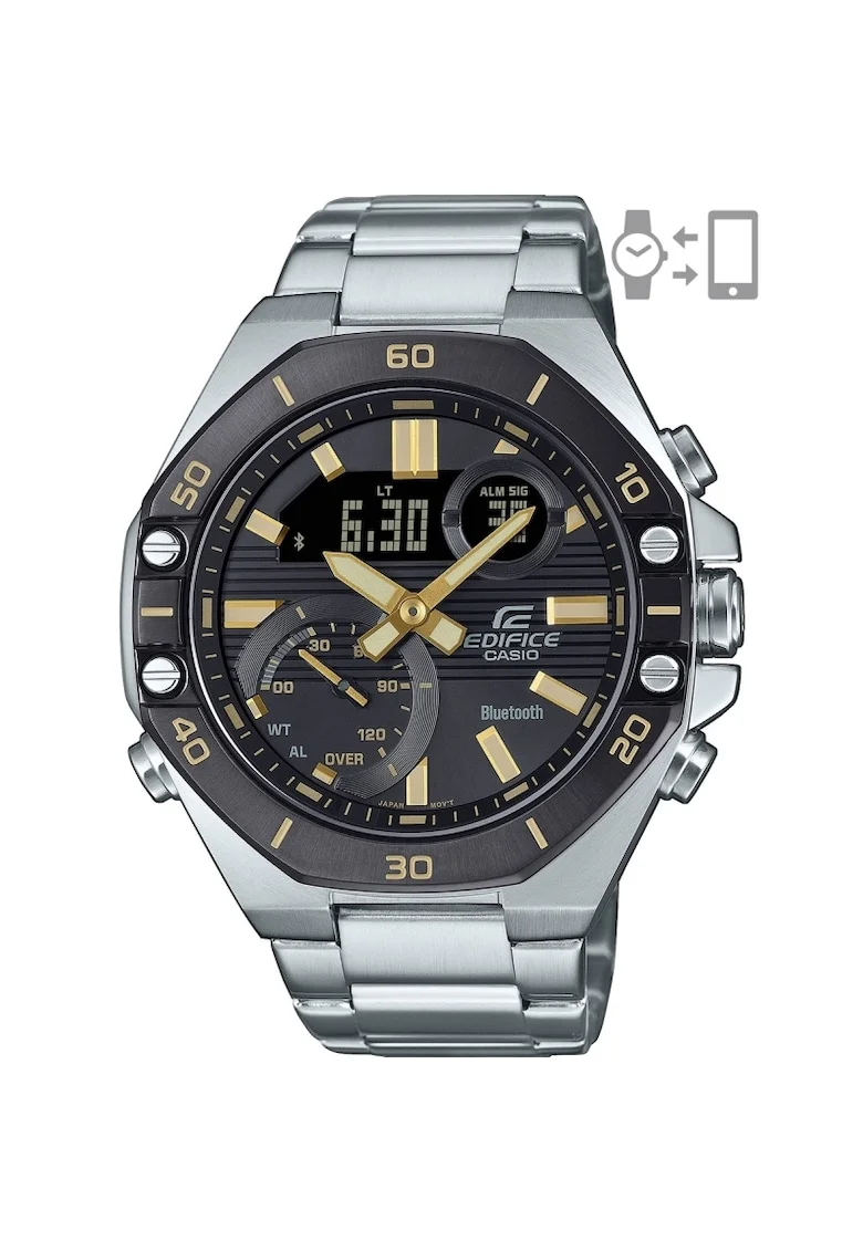 Ceas barbatesc  ECB-10DB-1A9EF Quartz Argintiu