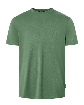 Tricou regular fit cu guler rotund 30035985, Verde