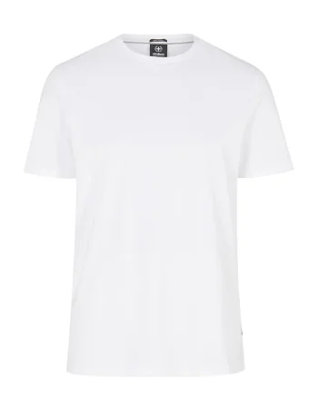 Tricou regular fit cu guler rotund 30035985, Alb