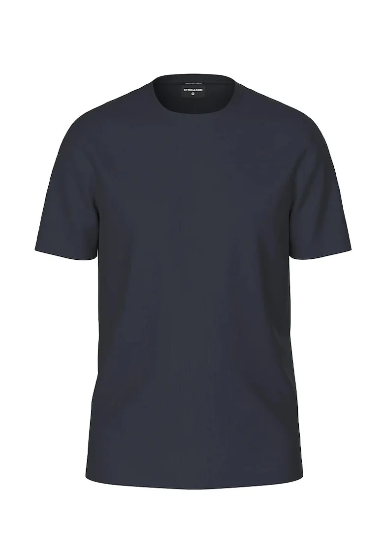 Tricou regular fit cu guler rotund 30035985, Albastru inchis