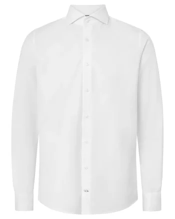 Cămașă slim fit cu mânecă lungă JP2, Alb