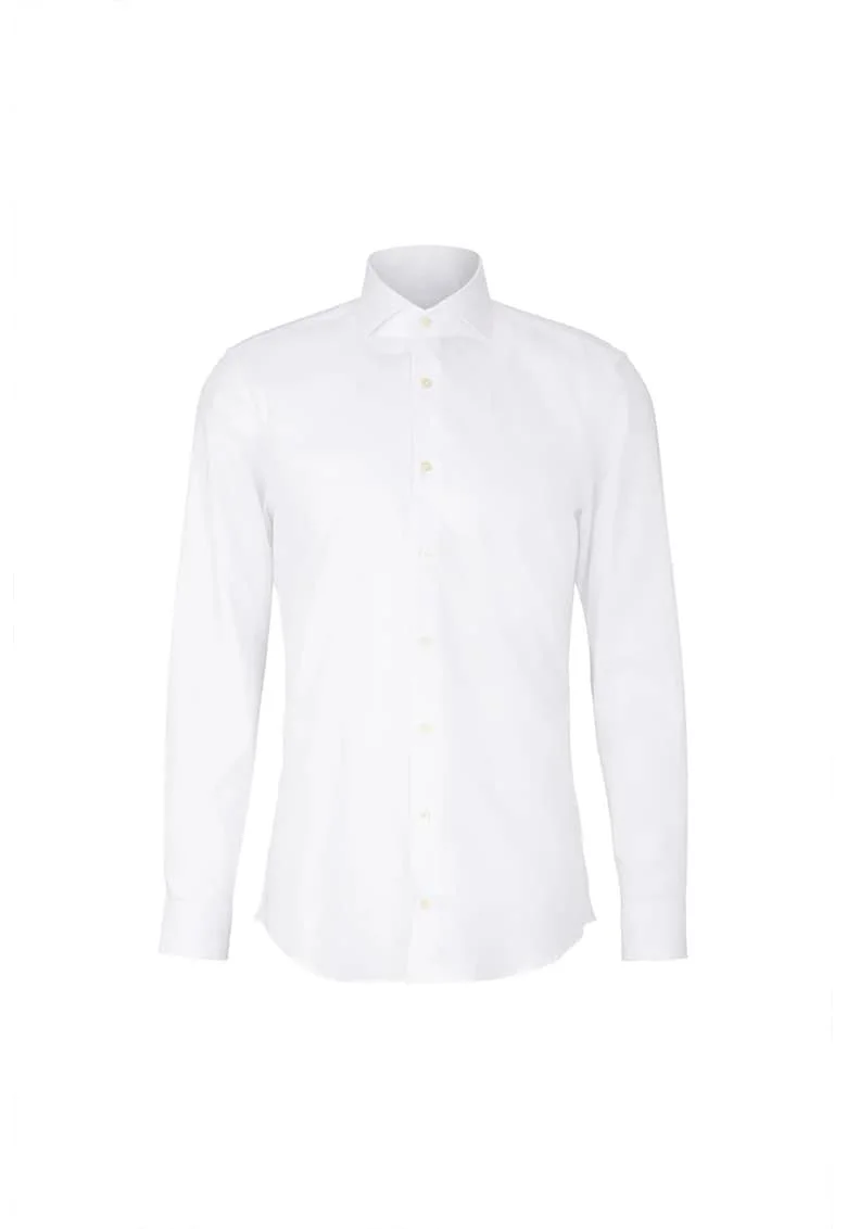 Cămașă slim-fit, cu mânecă lungă și închidere frontală prin nasturi