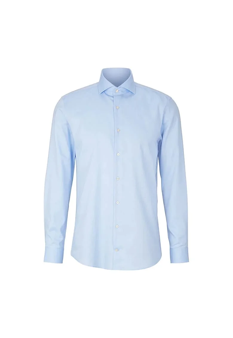Cămașă slim-fit, cu mânecă lungă și închidere frontală prin nasturi