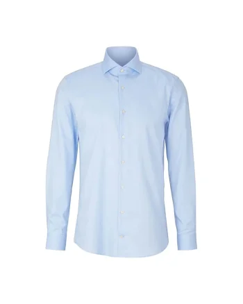 Cămașă slim-fit, cu mânecă lungă și închidere frontală prin nasturi