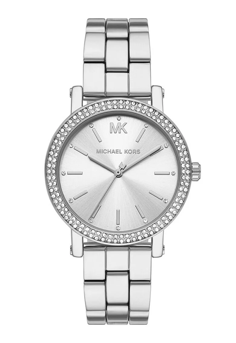 Ceas quartz cu cristale Corey, Argintiu