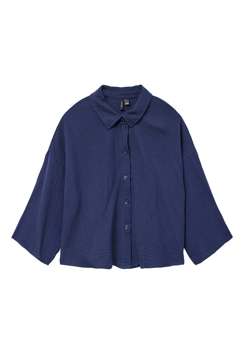 Camasa dama  10279685, Bumbac/Bumac reciclat, Bleumarin, Bleumarin