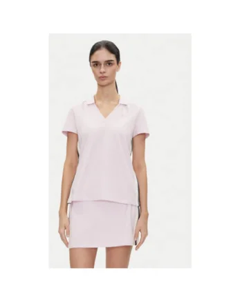 Tricou polo dama  DP5T1212, Bumbac, Roz, Roz