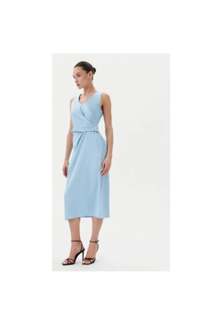 Rochie dama  CFC0122928003, Poliester, Albastru deschis, Albastru deschis