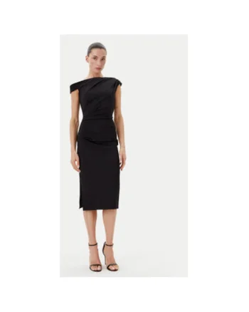 Rochie dama  CFC0123797003, Poliester, Negru, Negru