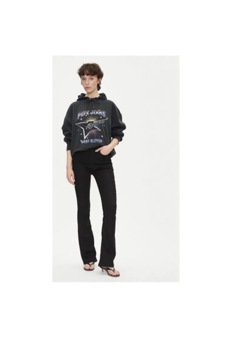 Bluza dama  PL581469, Bumbac/Poliester, Negru, Negru