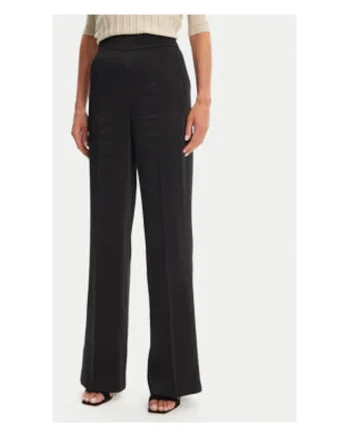 Pantaloni dama,  MORGAN-251-PVTEO.F, viscoza si poliester, negru