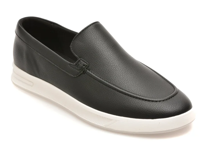 Mocasini ALDO negri, GINO 001, din piele ecologica