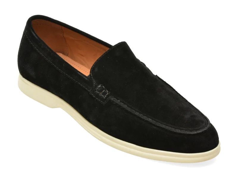 Mocasini ALDO negri, 14351286, din piele intoarsa