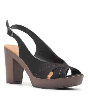 Sandale dama,  5904862799315, Negru, Piele intoarsa, Negru
