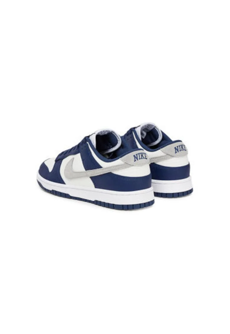 Pantofi sport barbati, FD9749,  Piele ecologica, 44.5 EU, Alb/Bleumarin, Alb/Bleumarin