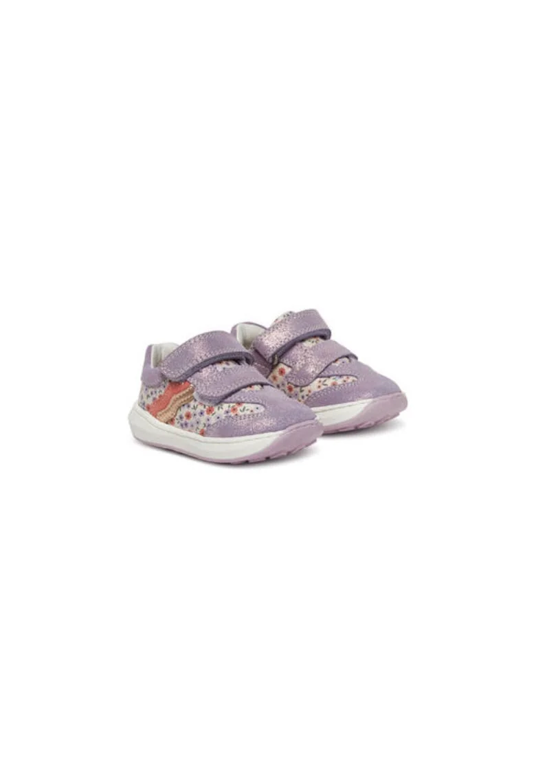 Adidasi fete  7901022, Piele naturala, Mov