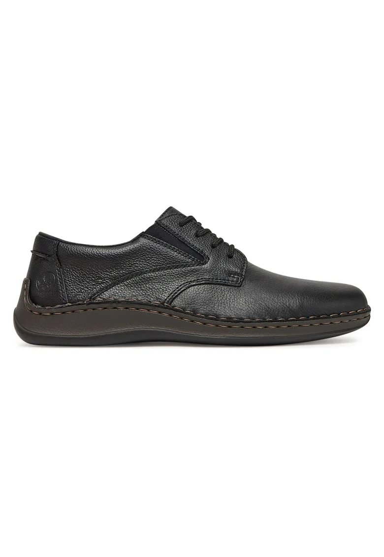 Pantofi barbati,  piele naturala, negru, eleganta si confort,