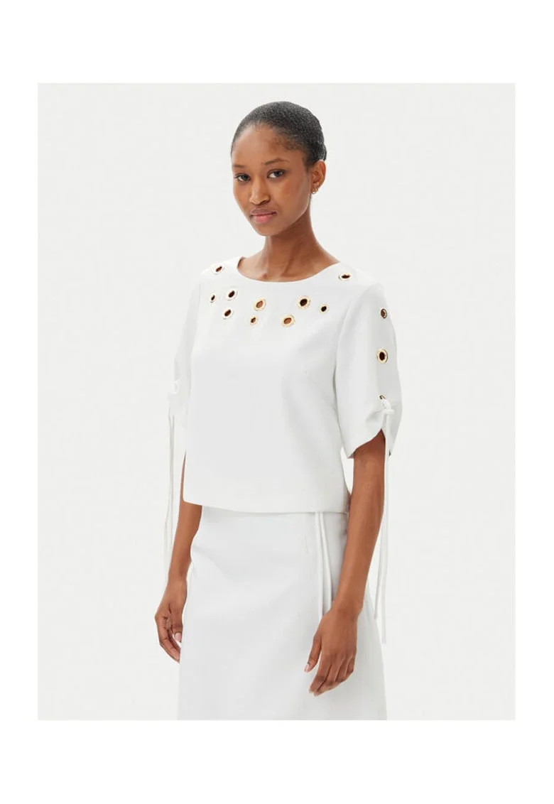 Bluza dama  ACBL000743, Poliester, Alb