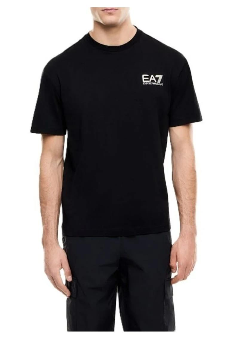 Tricou barbati TRAIN GRAPHIC SERIES M TEE SS EQUIPMENT,  Bumbac, Negru,