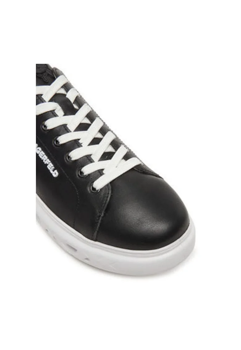 Pantofi sport barbati, KL54519A,  Piele naturala, Negru, Negru