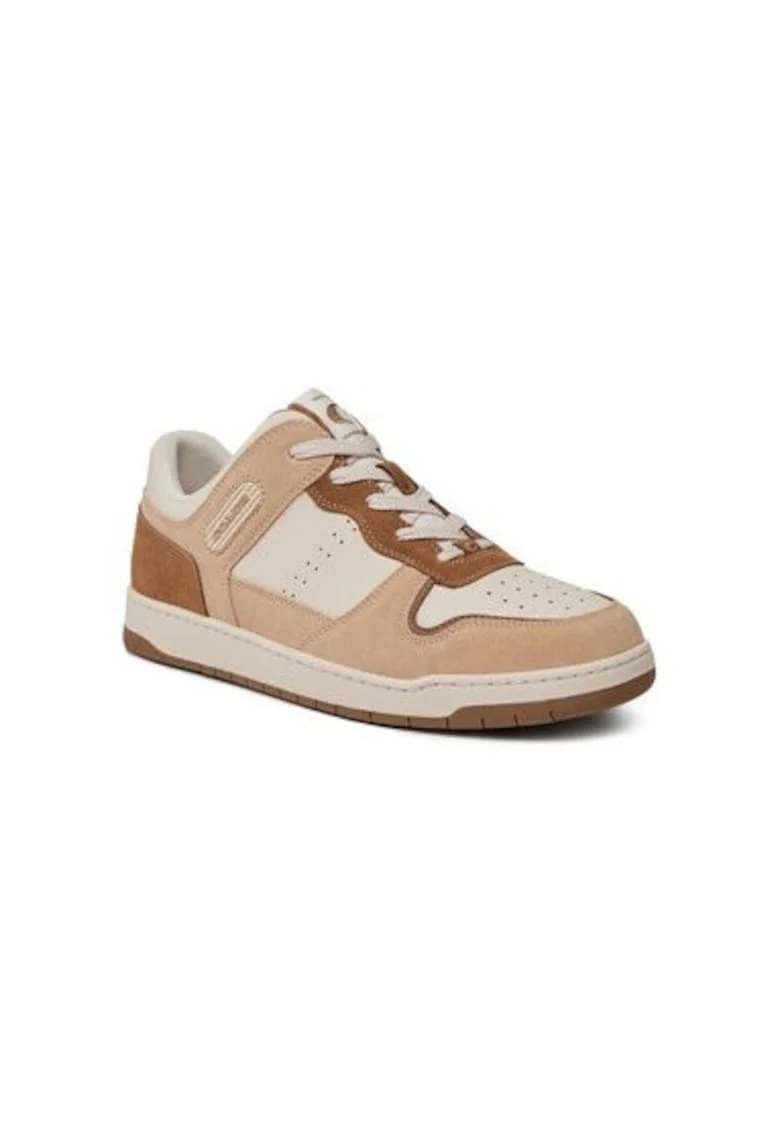 Pantofi sport dama, CR955,  Piele naturala, Bej