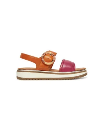 Sandale dama, 2-28501-44,  Piele naturala, Roz
