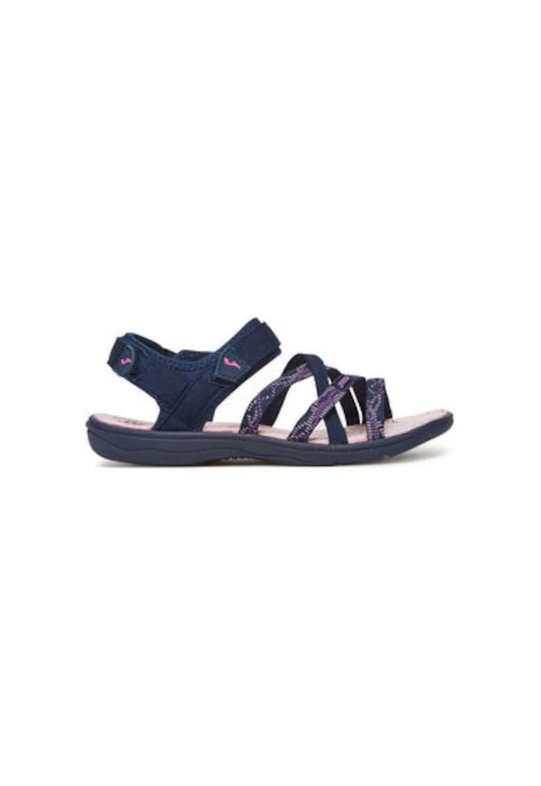 Sandale dama, SMALLS2503V,  Textil, Bleumarin
