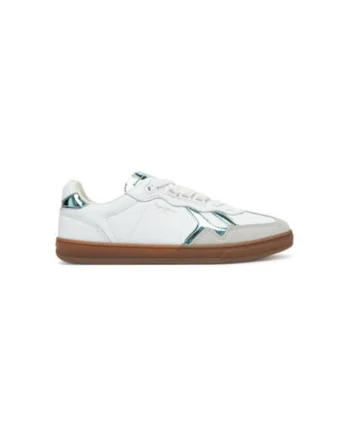 Pantofi sport dama, PLS00037,  Piele naturala, Alb