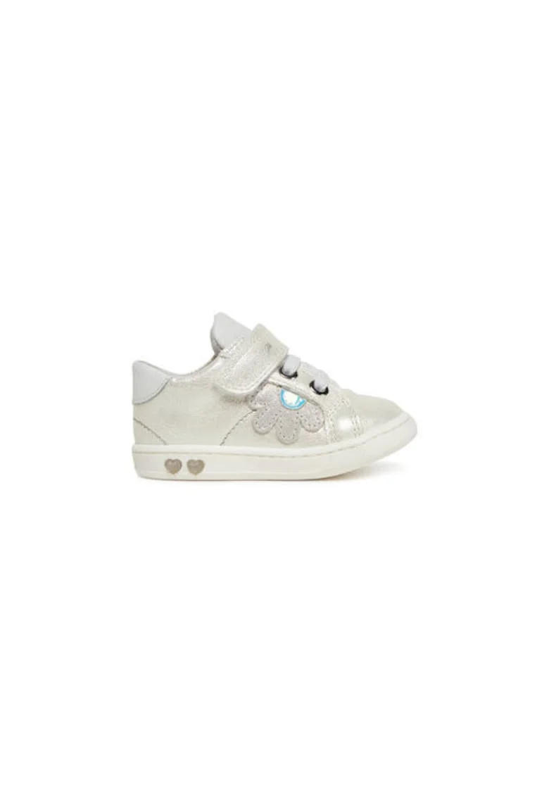 Adidasi fete  7903100, Piele naturala, Alb