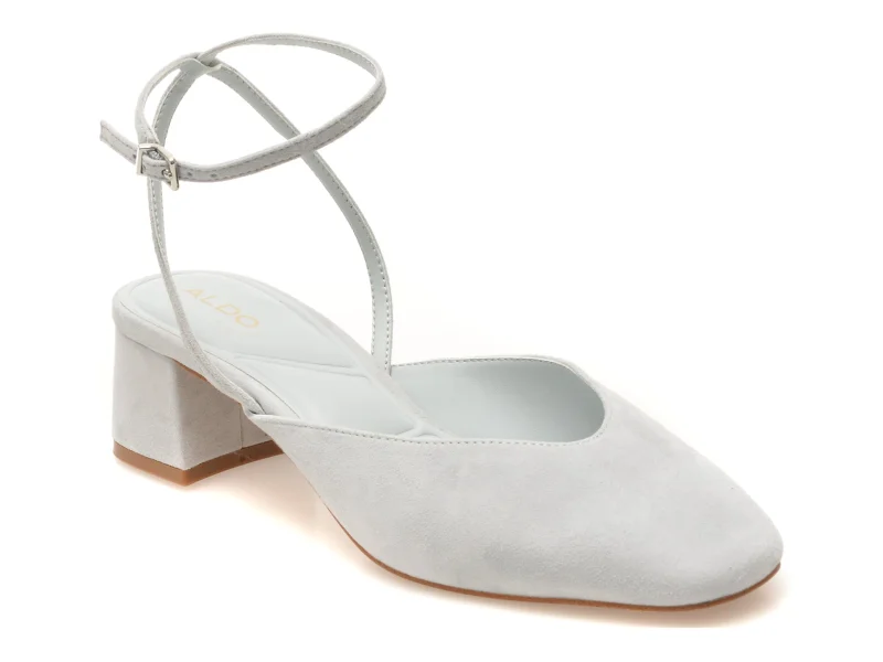 Pantofi eleganti ALDO albastri, ELIANIE 460, din piele intoarsa