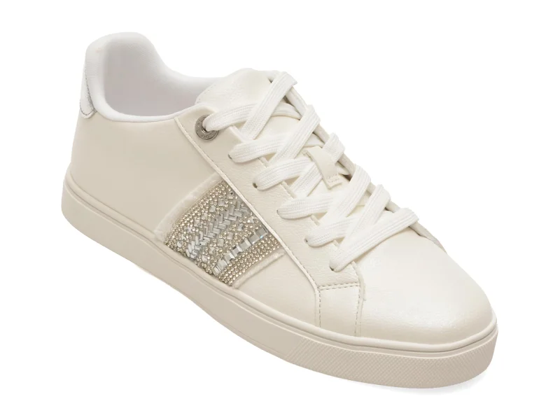 Pantofi sport ALDO albi, PALAZZI 150, din piele ecologica