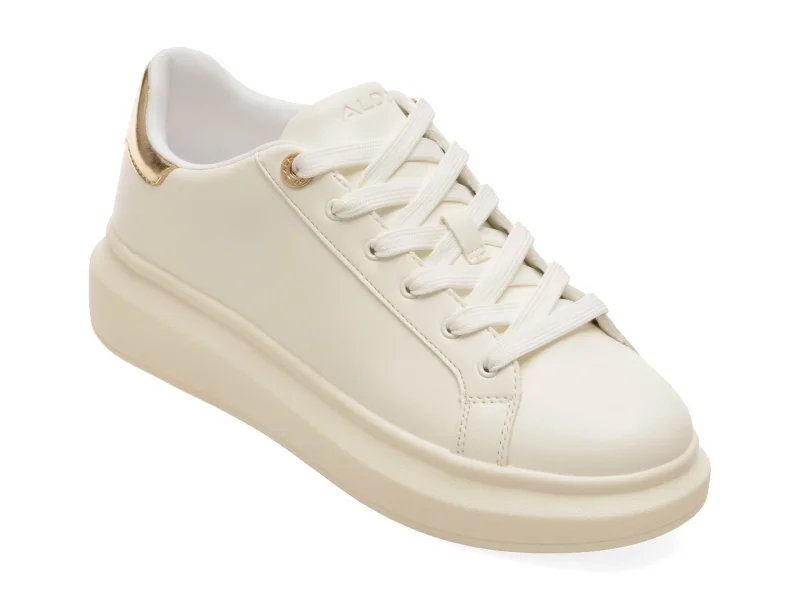 Pantofi sport ALDO albi, REIA 110, din piele ecologica
