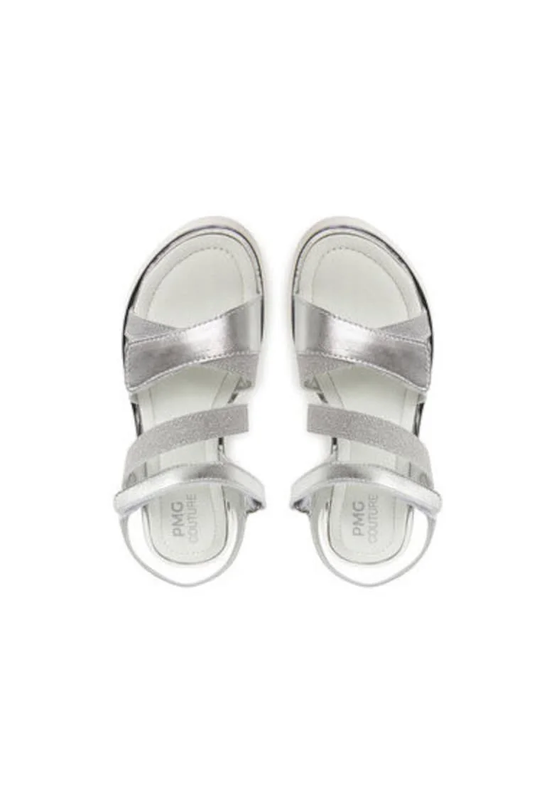 Sandale dama, 7936500,  Piele naturala, Argintiu