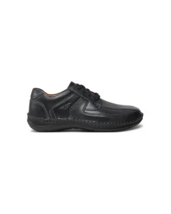 Pantofi barbati  44908, Piele naturala, Negru