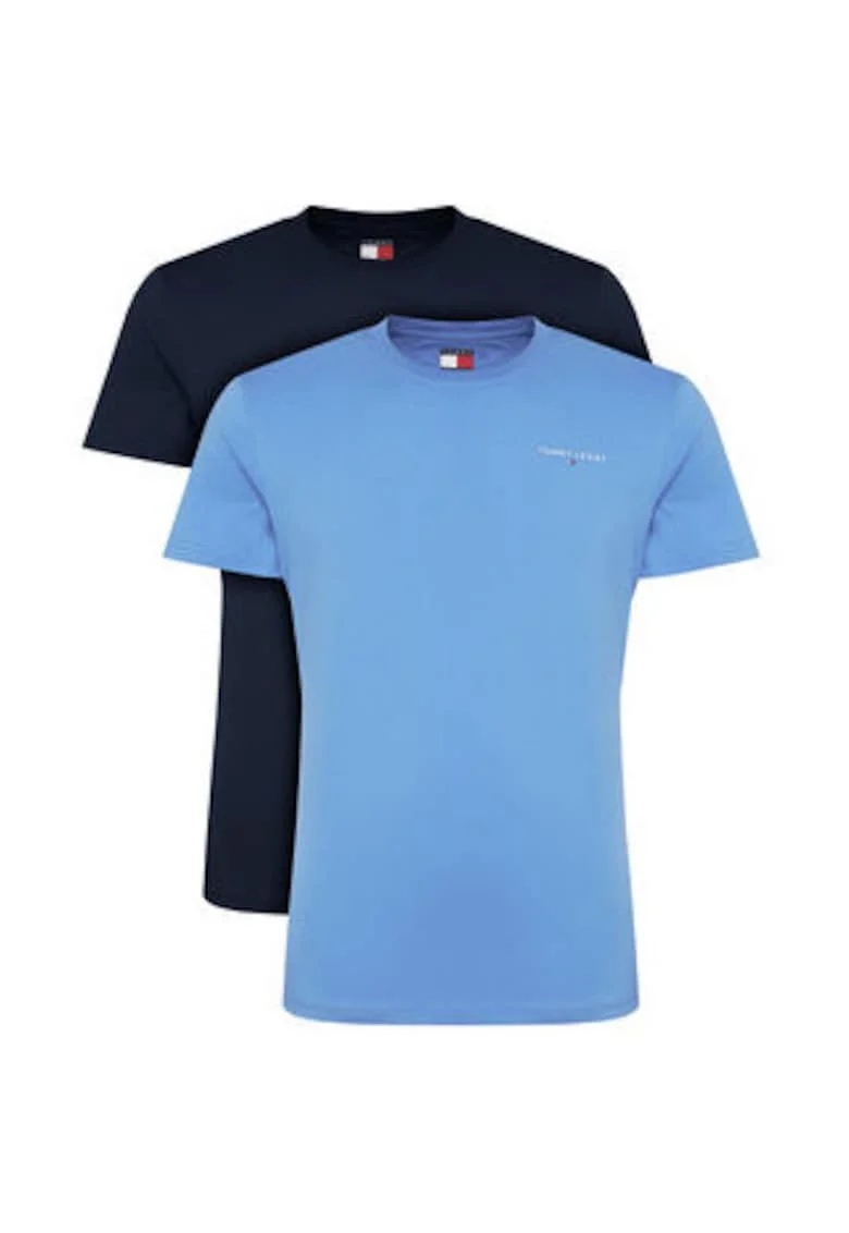 Set de tricouri slim fit din bumbac - 2 piese,