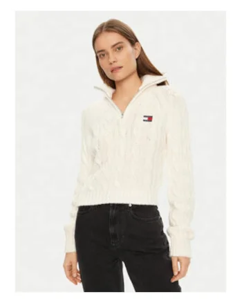 Cardigan slim fit cu fermoar din amestec de lana,