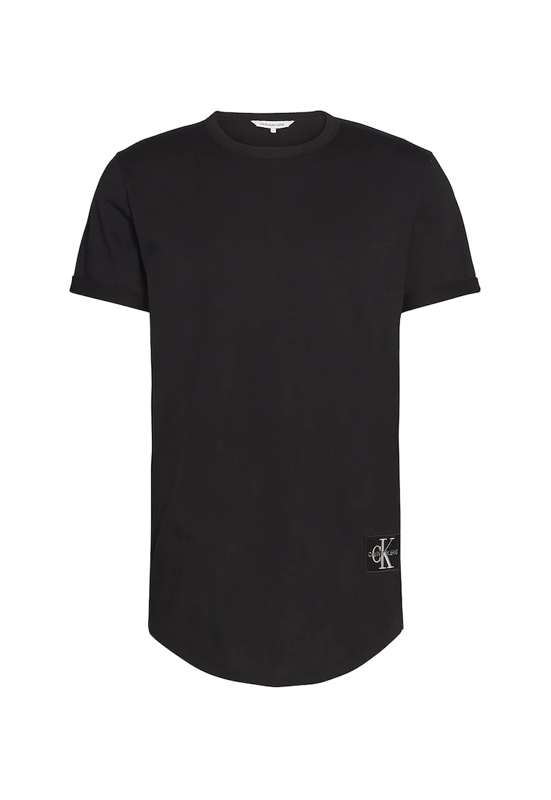 Tricou din amestec de bumbac organic, Negru