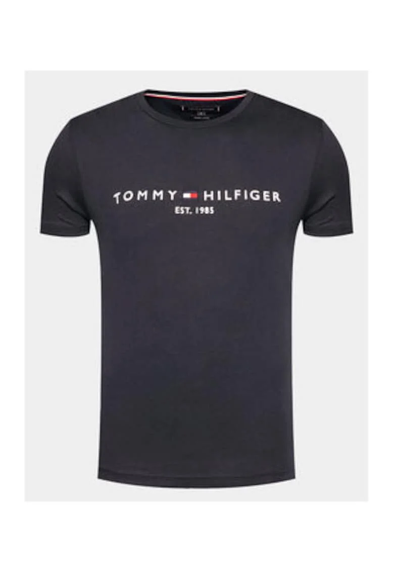 Tricou din bumbac cu logo pe piept
