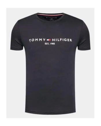 Tricou din bumbac cu logo pe piept